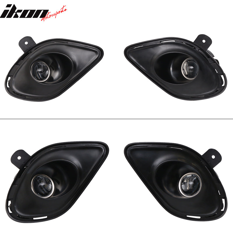 Fits 15-23 Charger Color SRT8 PP Front Bumper + Fog Cover + Foglight