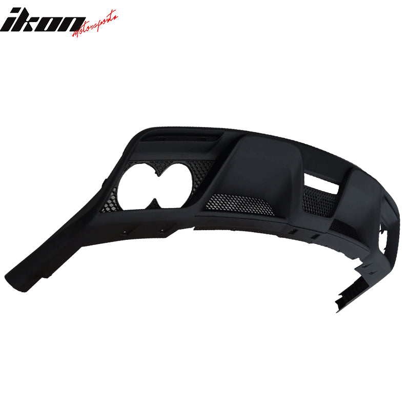 2015-2017 Ford Mustang Rear Bumper Diffuser w/ Dual Exhaust Pipes