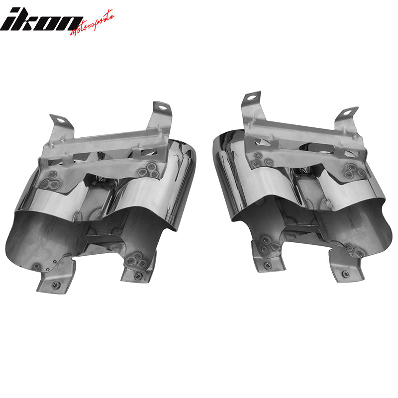 2015-2017 Ford Mustang Rear Bumper Diffuser w/ Dual Exhaust Pipes