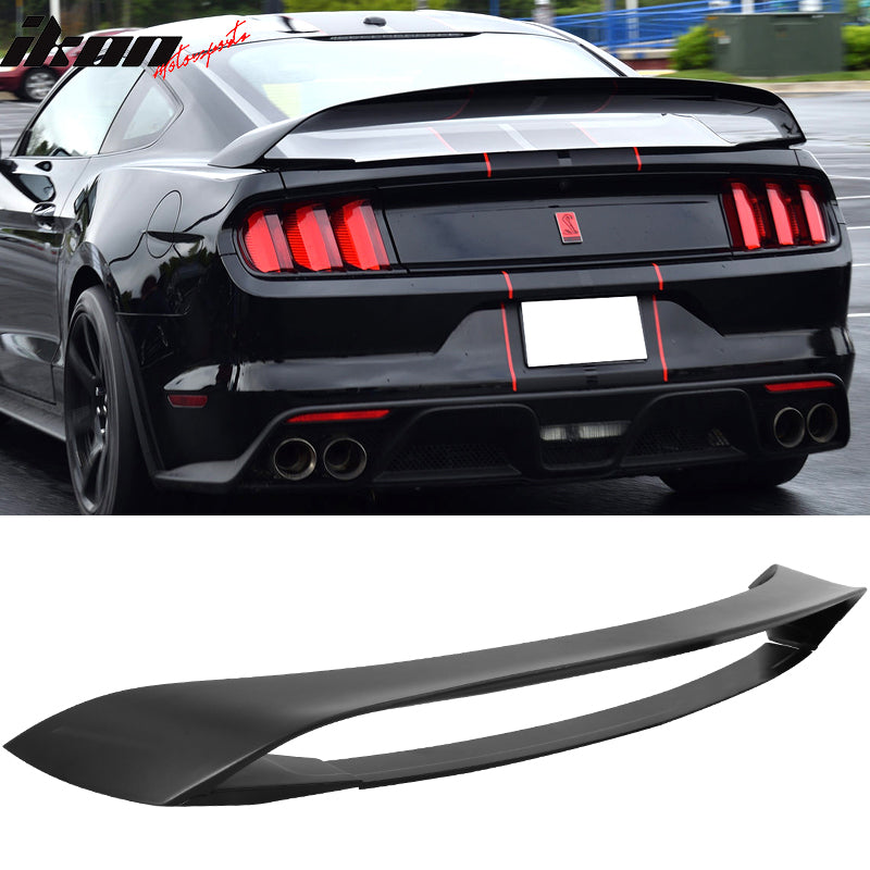 2015-2017 Ford Mustang Front Bumper Rear Diffuser & Dual Trunk Spoiler