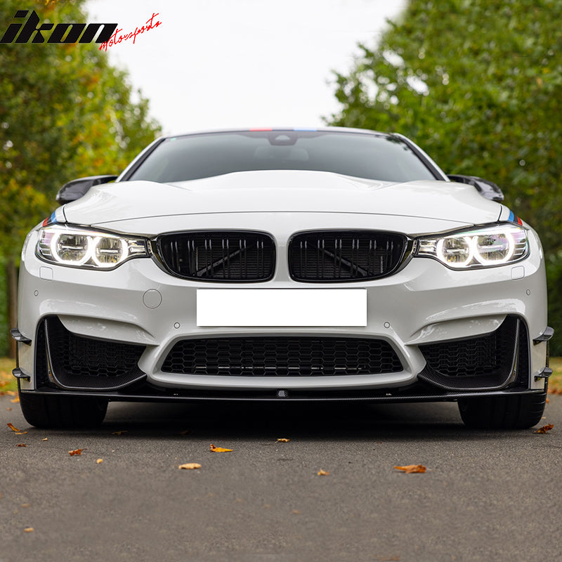 2015-2020 BMW F80 F82 F83 MP Style Carbon Fiber Front Bumper Lip 3PC