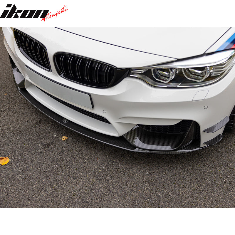 2015-2020 BMW F80 F82 F83 MP Style Carbon Fiber Front Bumper Lip 3PC