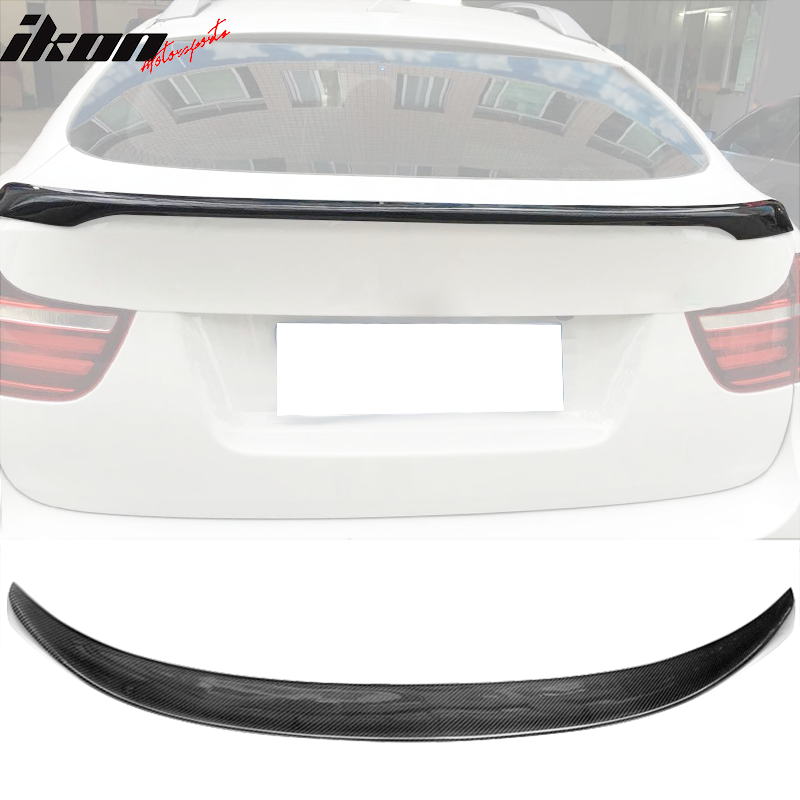 2008-2014 BMW X6 E71 Performance 2 Style Carbon Fiber Trunk Spoiler