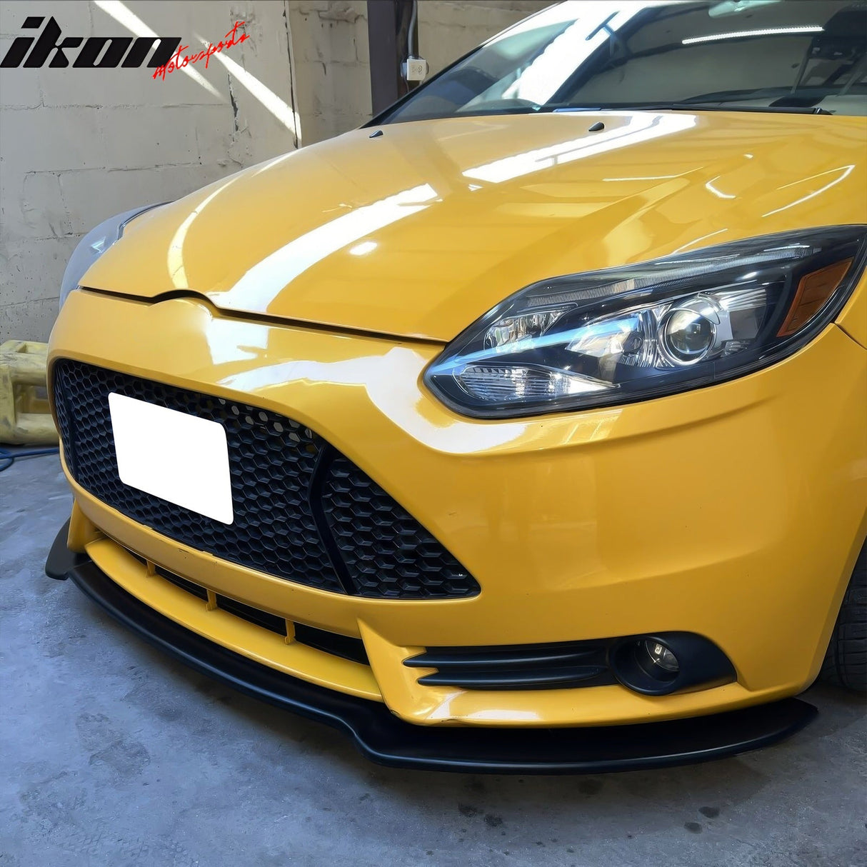 2013-2014 Ford Focus ST Front Splitter Lip w/ Rods & Hardware PP