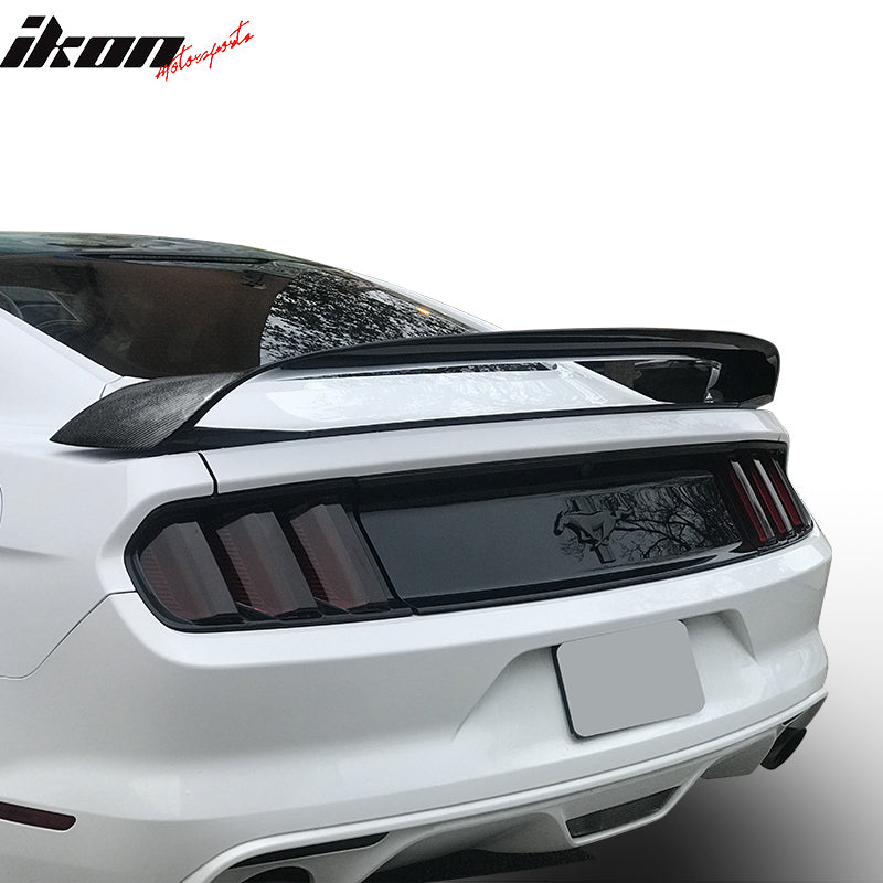 2015-2023 Ford Mustang GT350R Rear Trunk Spoiler Black CF