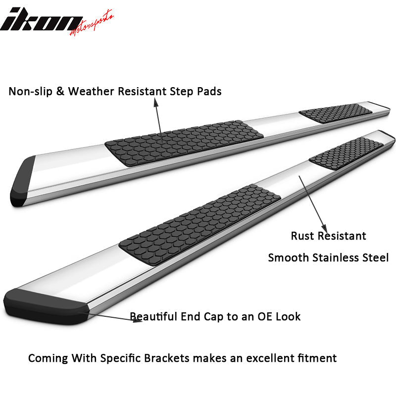 2019-2023 Ram 1500 Quad Cab Running Boards Stainless Steel