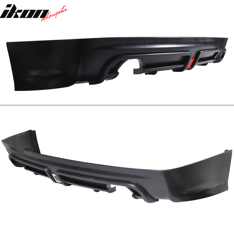 Fits 06-11 Civic MG RR Rear Diffuser Twin Outlet w/Red 3rd Brake Light