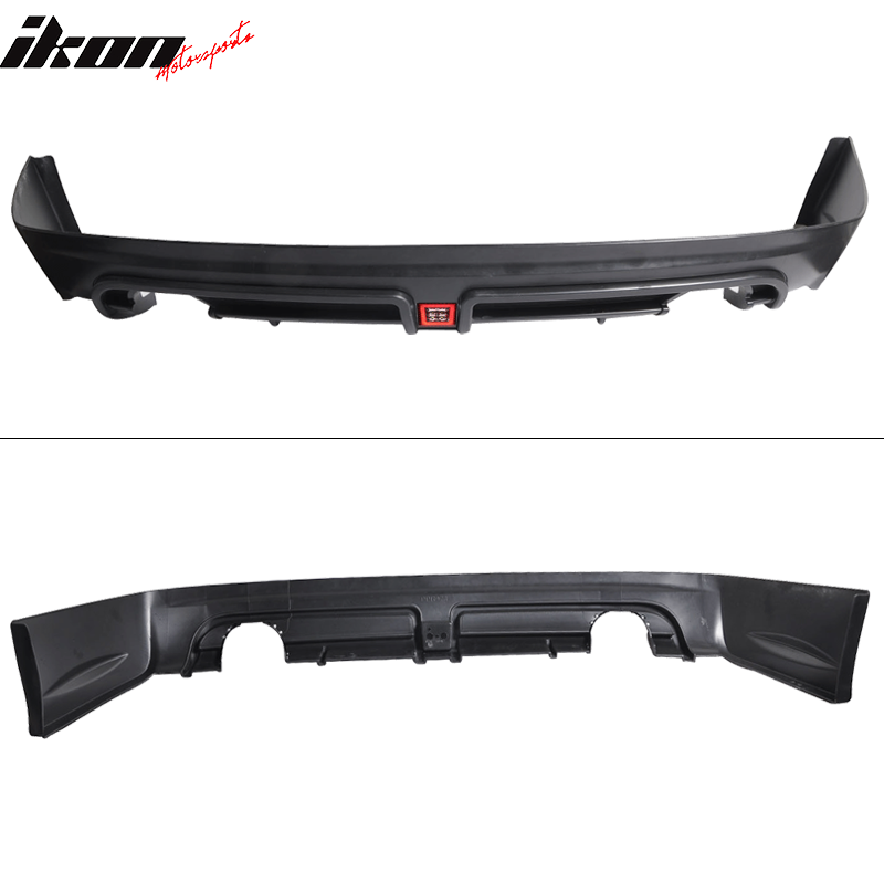 Fits 06-11 Civic MG RR Rear Diffuser Twin Outlet w/Red 3rd Brake Light