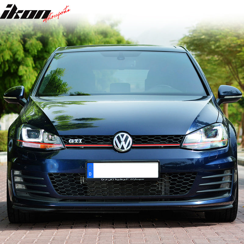2015-2016 Golf 7 MK7 GTI Type Bumper + Front Logo Badge Base