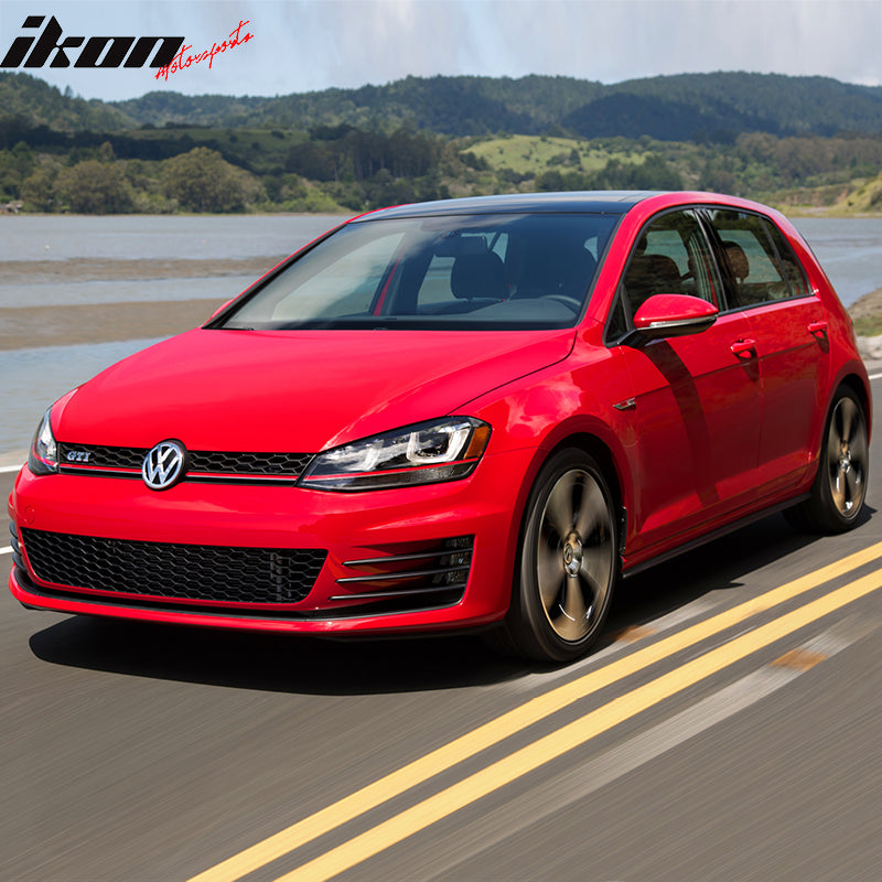 2015-2017 Golf 7 MK7 GTI Type Front Bumper + Black Red Chrome Grille