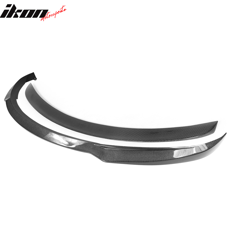 2012-2016 Tesla Model S Front Bumper Lip & OE Trunk Spoiler CF