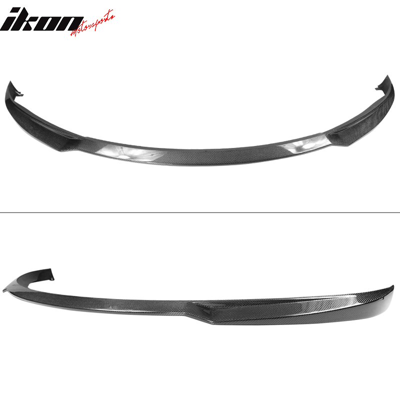 2012-2016 Tesla Model S Front Bumper Lip & OE Trunk Spoiler CF