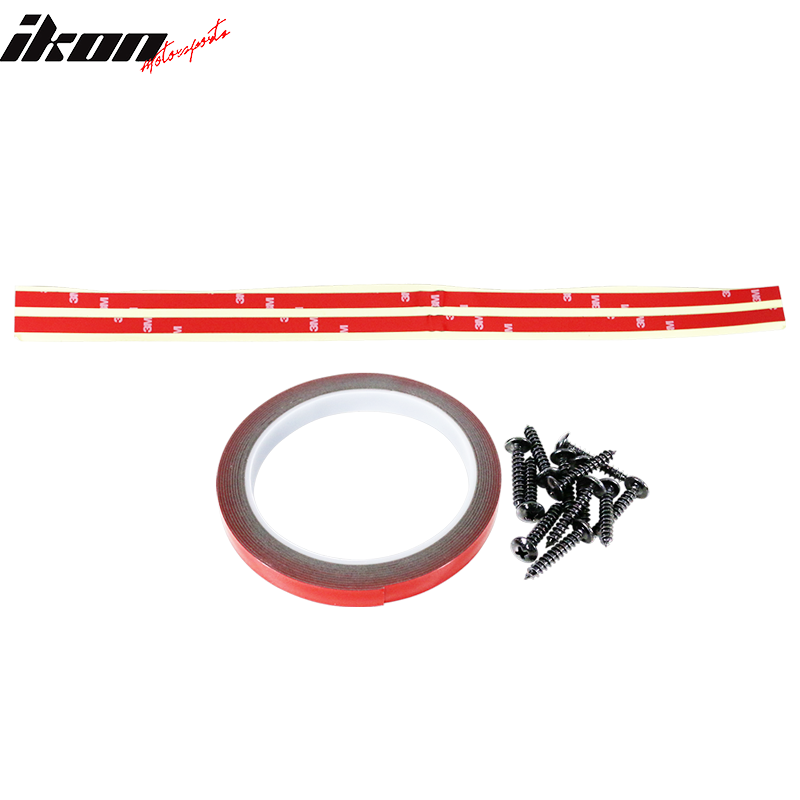 2012-2016 Tesla Model S Front Bumper Lip & OE Trunk Spoiler CF