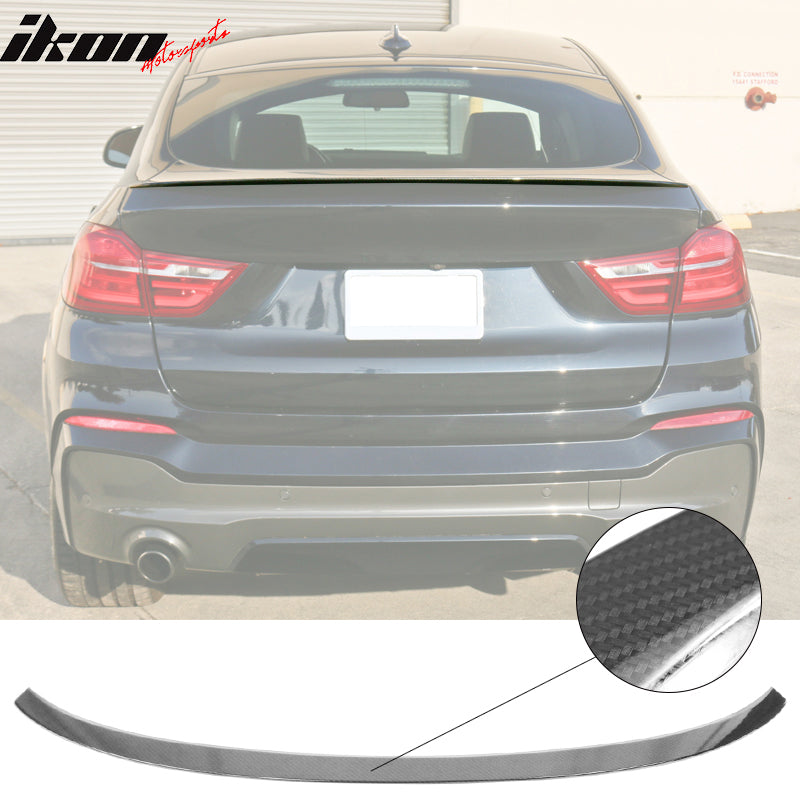 2015-2018 BMW F26 X4 P Trunk Spoiler CF Print