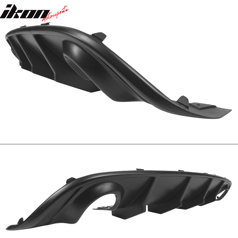 2015-2023 Dodge Charger V2 Rear Diffuser & 2PC Side Apron Matte Black