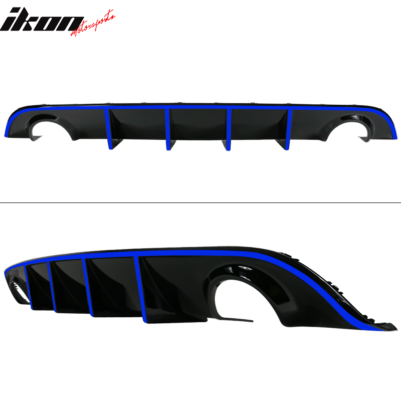 2015-2023 Dodge Charger SRT V3 Rear Diffuser with Reflective Tape PP
