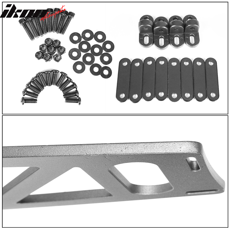 Universal V6 Roof Spoiler Splitter With Leg - ABS
