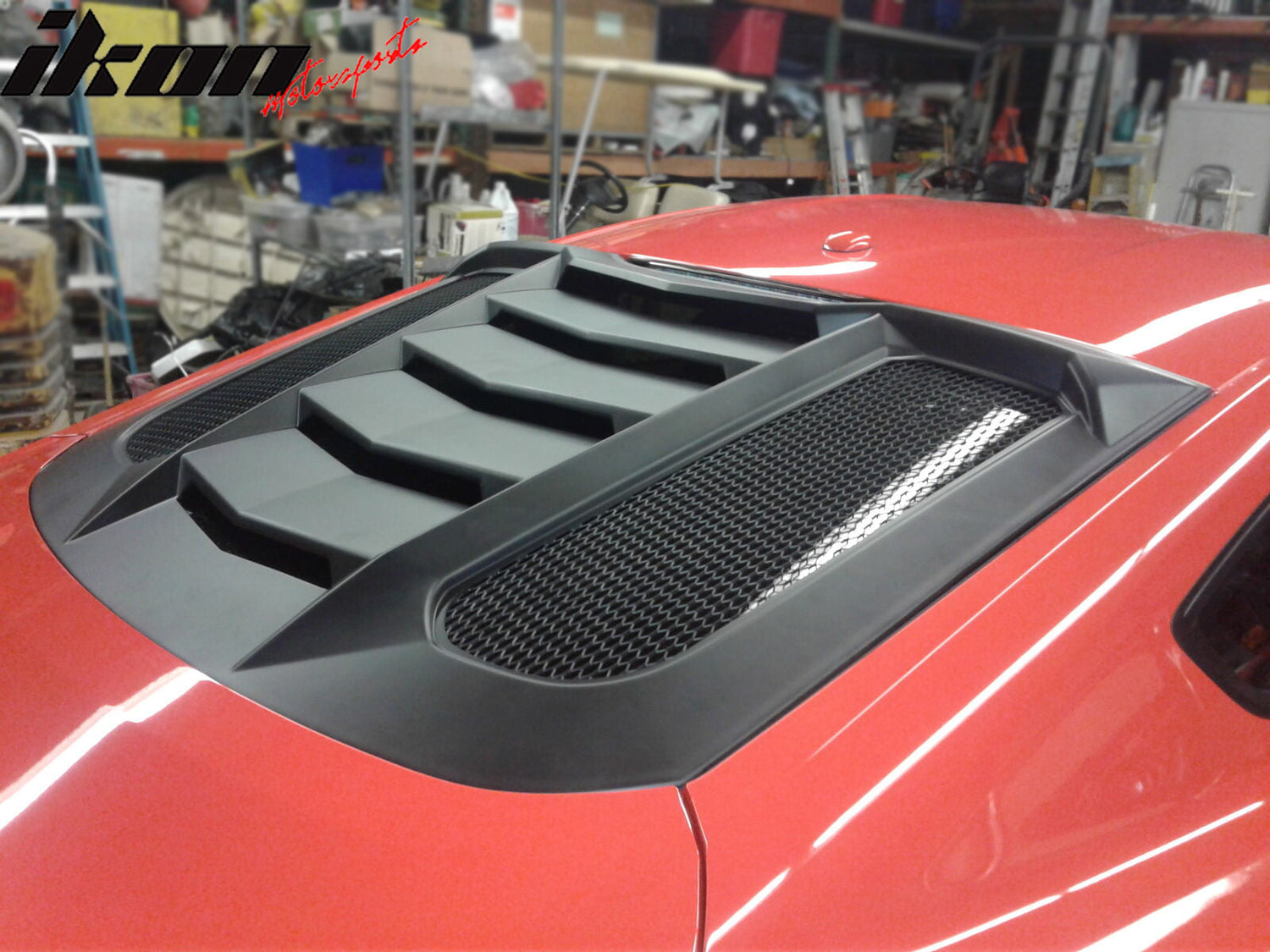 2015-2023 Ford Mustang Coupe Unpainted Rear Window Louver Side Vent