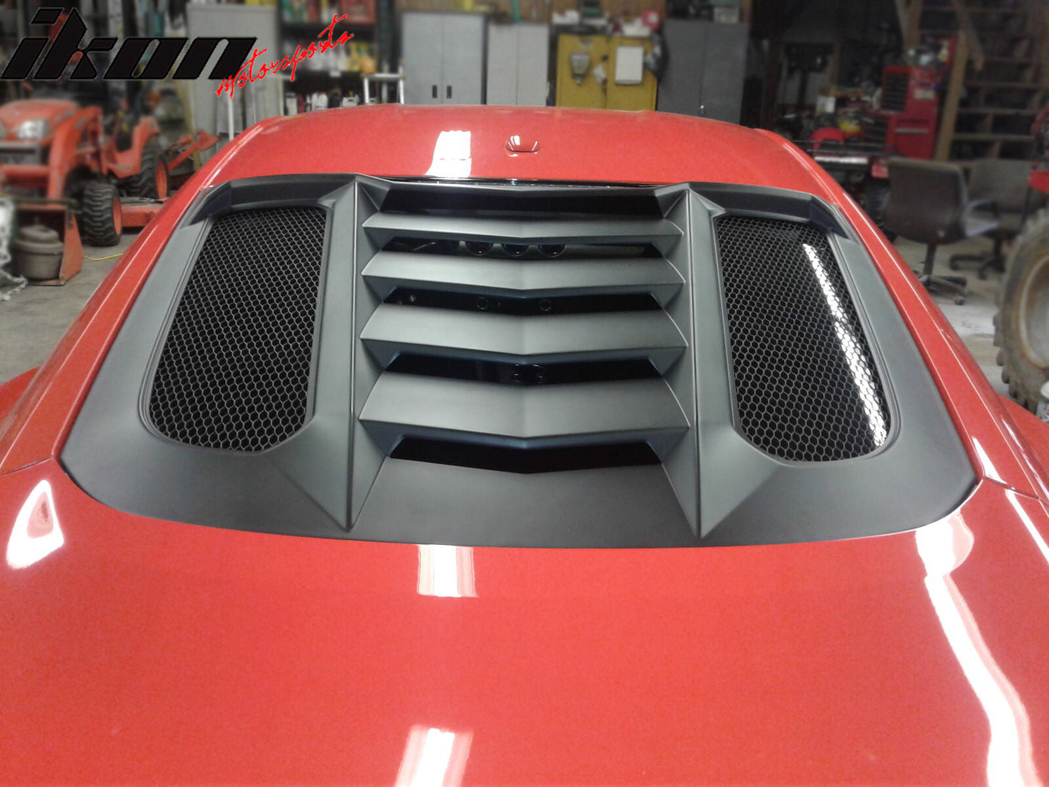 2015-2023 Ford Mustang Coupe Unpainted Rear Window Louver Side Vent