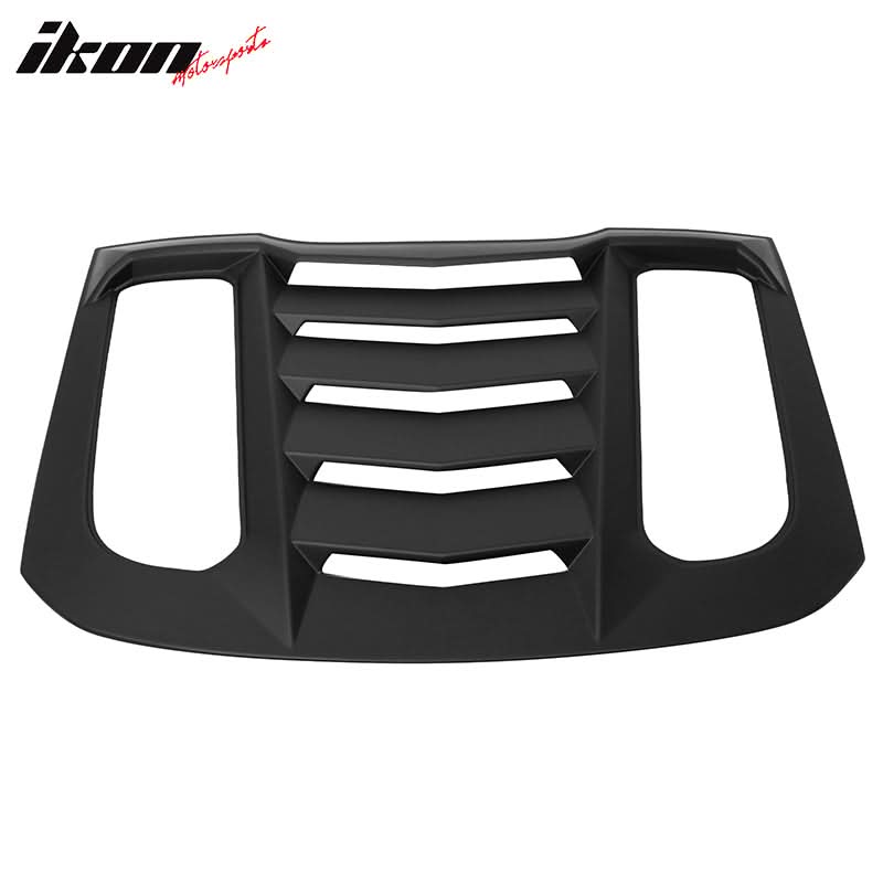 2015-2023 Ford Mustang Coupe Unpainted Rear Side Window Louver ABS