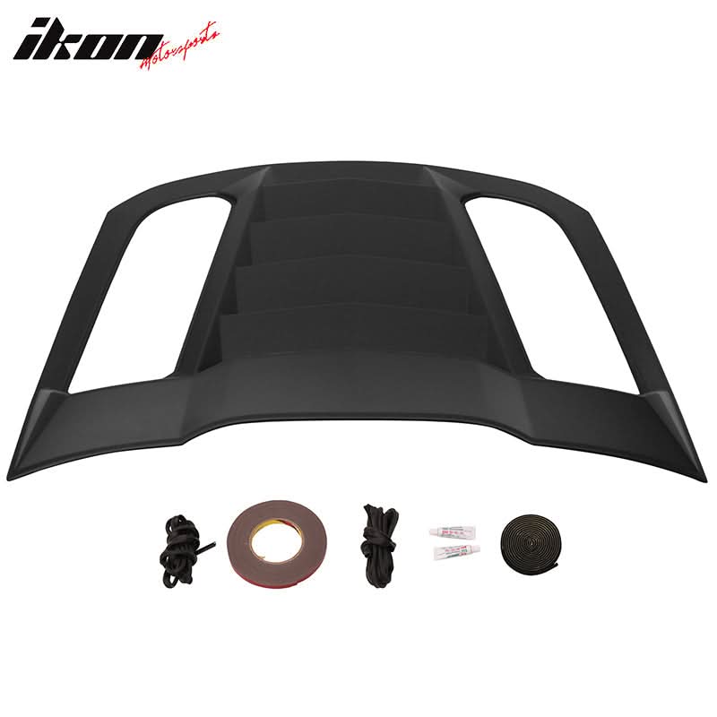2015-2023 Ford Mustang Coupe Unpainted Rear Side Window Louver ABS