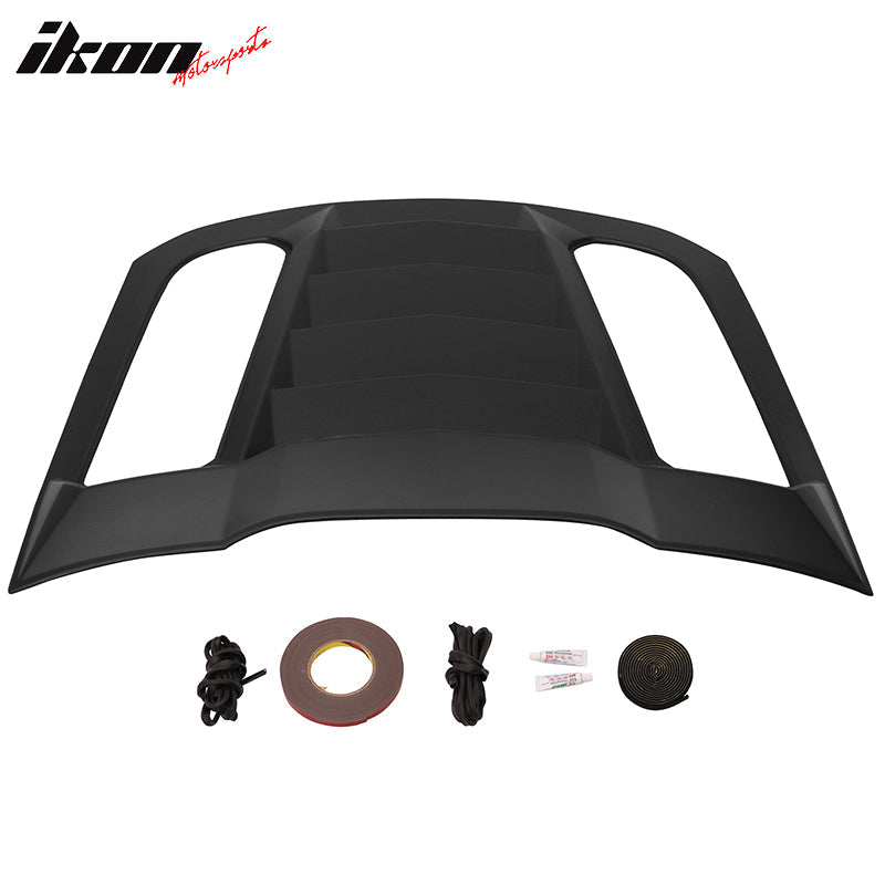2015-2023 Ford Mustang Coupe Unpainted Rear Window Louver Side Vent