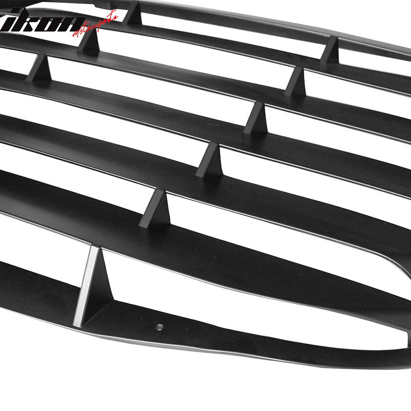 2015-2023 Ford Mustang GT Style Black Rear Side Window Louver ABS