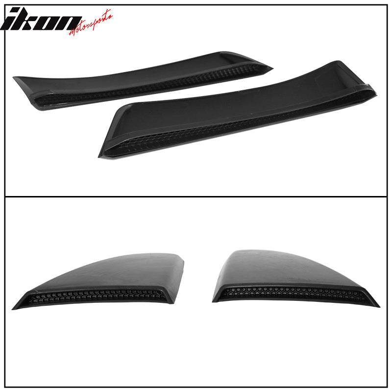 2015-2023 Ford Mustang GT Style Rear Fender Scoop Side Window Louver