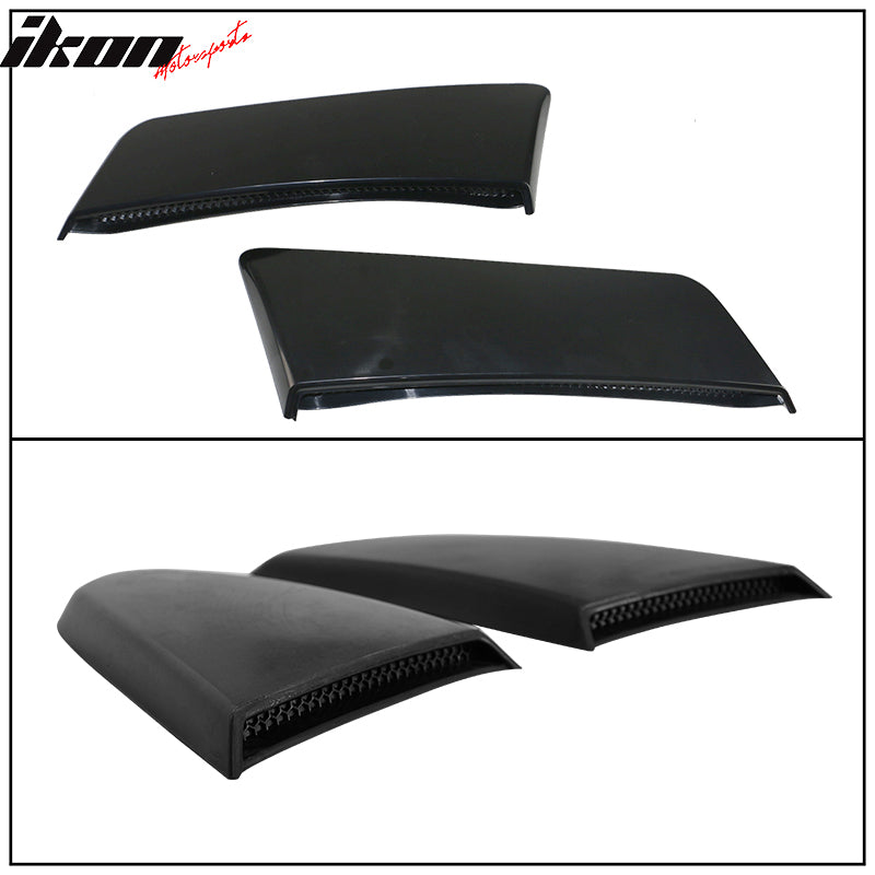 2015-2023 Ford Mustang GT Style Rear Fender Scoop Side Window Louver