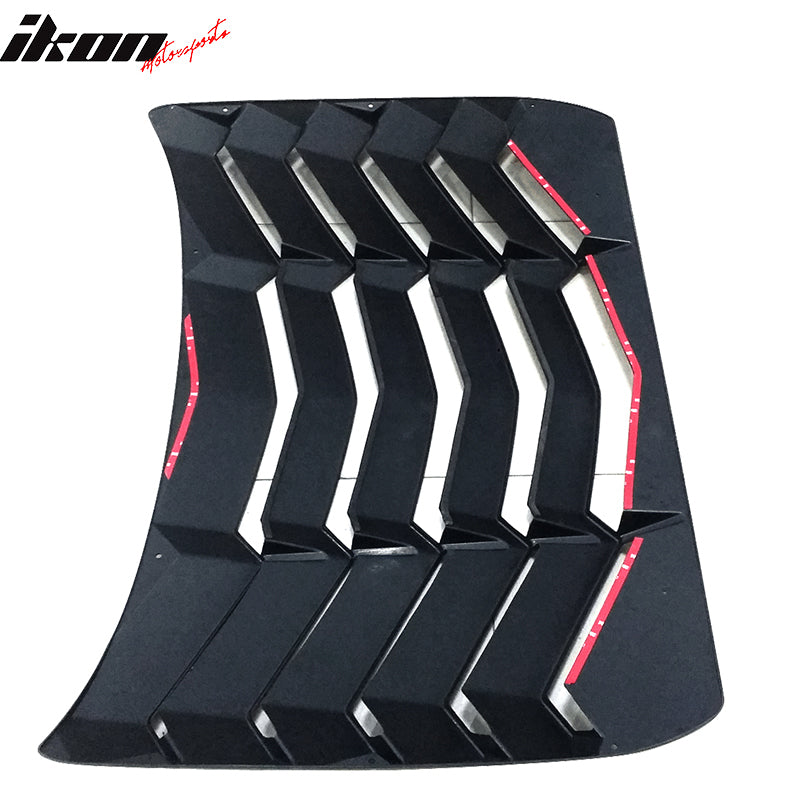 2016-2021 Honda Civic Sedan Rear Window Louver Side Quarter Scoop ABS