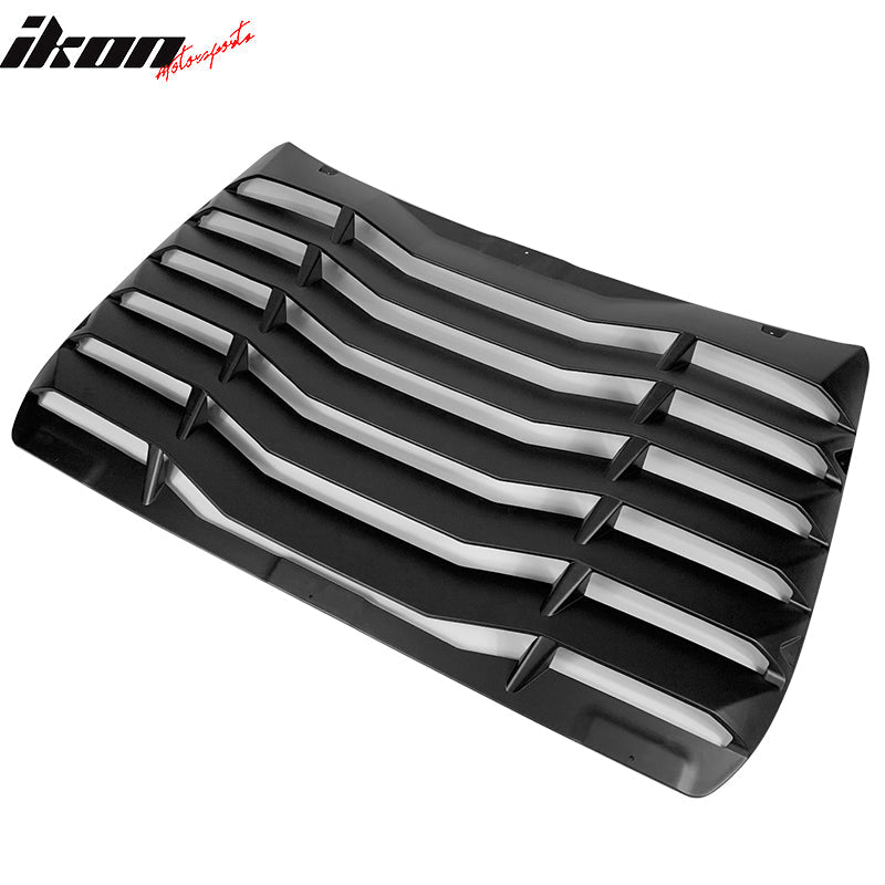 2016-2021 Honda Civic Sedan Rear Window Louver Side Quarter Scoop ABS