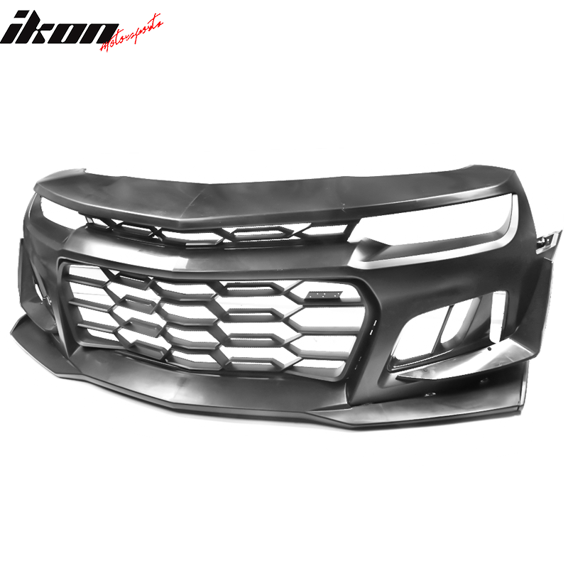 2014-2015 Chevy Camaro 1LE Style Front Bumper Cover w/ Clear Fog Light