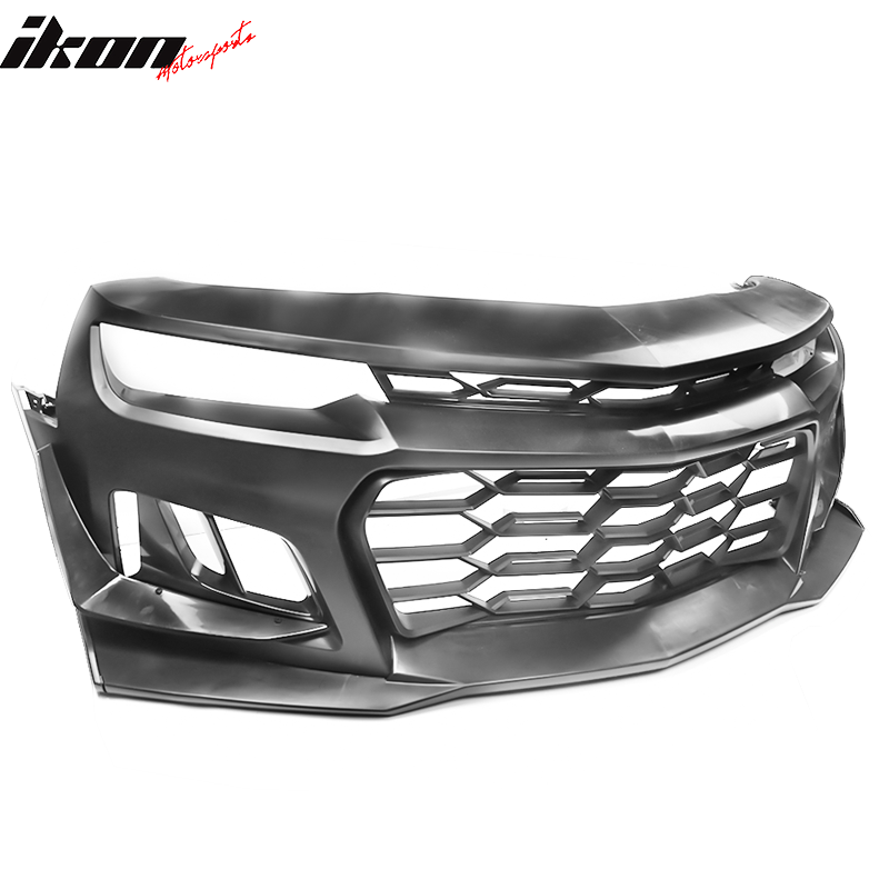 2014-2015 Chevy Camaro 1LE Style Front Bumper Cover w/ Amber Fog Light