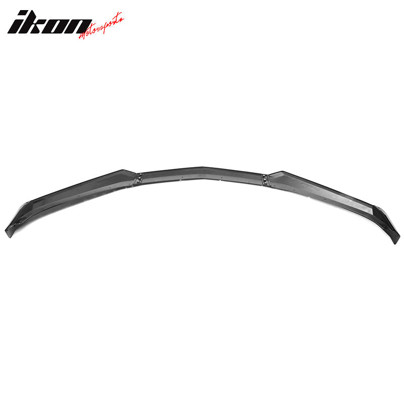 2019-2024 Chevy Camaro SS Style Black Front Bumper Guard Gloss Lip ABS