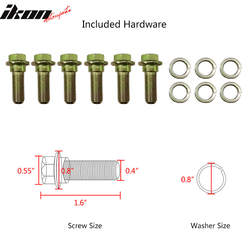 6 Point Red Go-kart UTV ATV Racing Harness Buckle Seat Belt Nylon