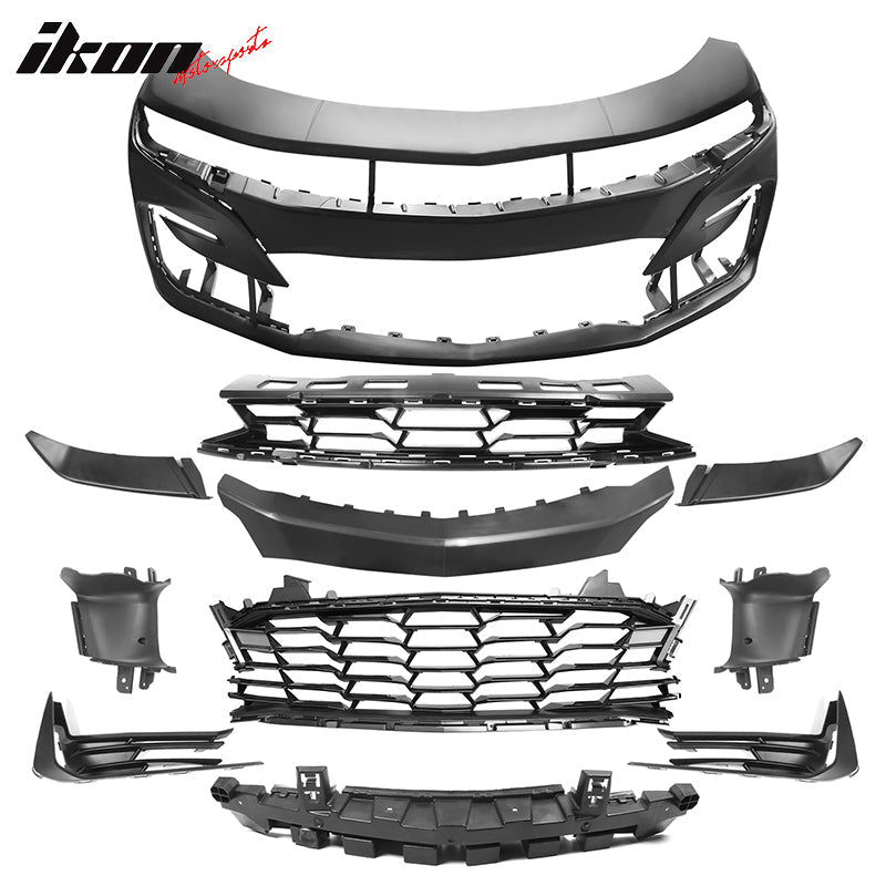2019-2024 Chevrolet Camaro 19 SS Style Unpainted Front Bumper Cover
