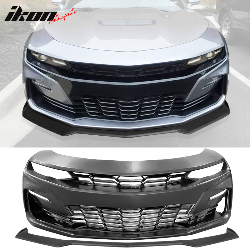 2019-2024 Chevrolet Camaro 19 SS Style Unpainted Front Bumper Cover
