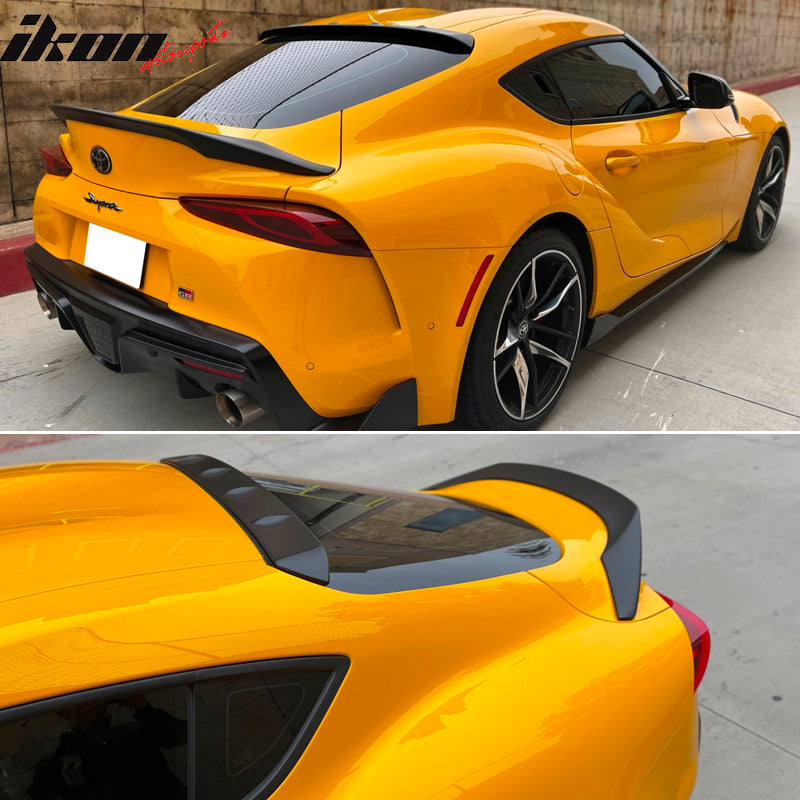 2000-2025 Toyota GR Supra MK5 V2 Unpaint TRD Trunk + Roof Spoiler ABS