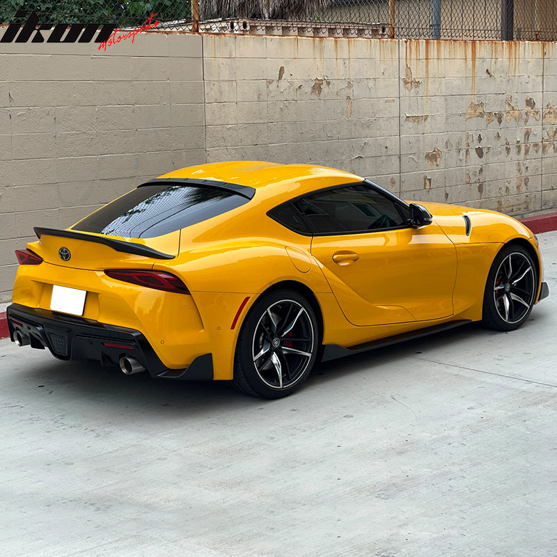 2020-2025 Toyota GR Supra MK5 J29 Matte TRD Rear Trunk + Roof Spoiler