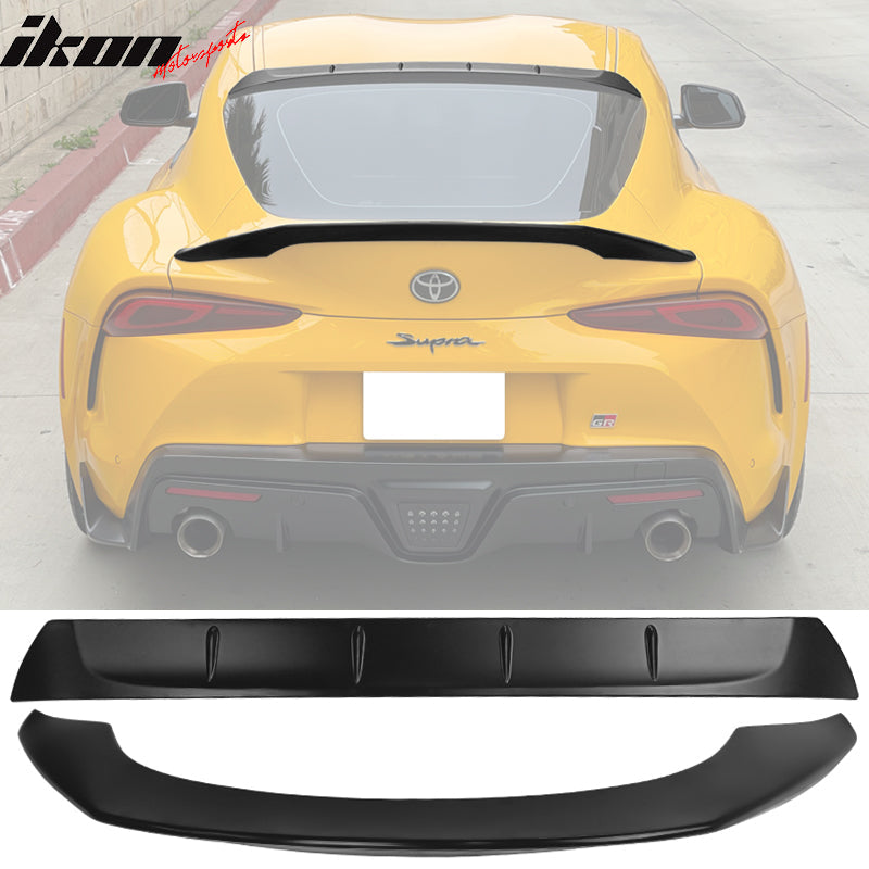2020-2025 Toyota GR Supra MK5 Unpaint TRD Style Trunk and Roof Spoiler