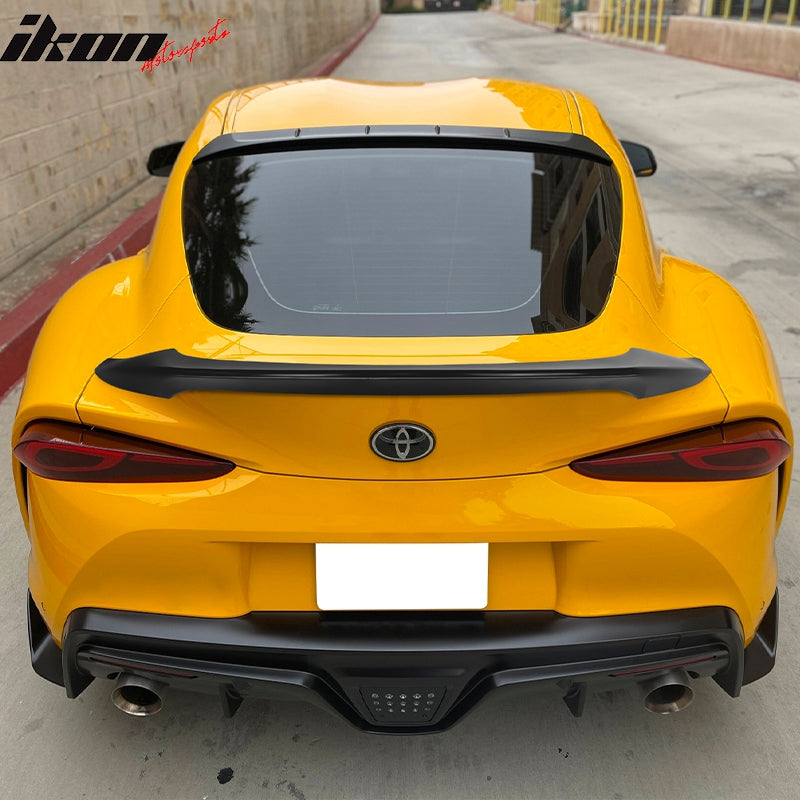 2020-2025 Toyota GR Supra MK5 Unpaint TRD Style Trunk and Roof Spoiler