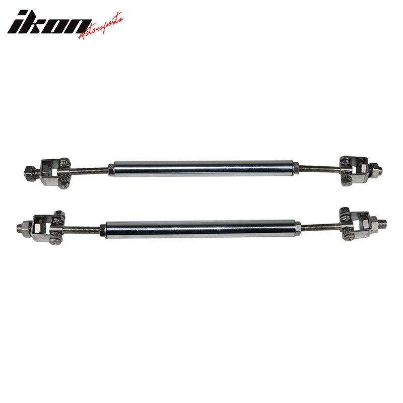 Honda Civic 62"-66" 3PCS B Style Black Front Lip with Strut Rods