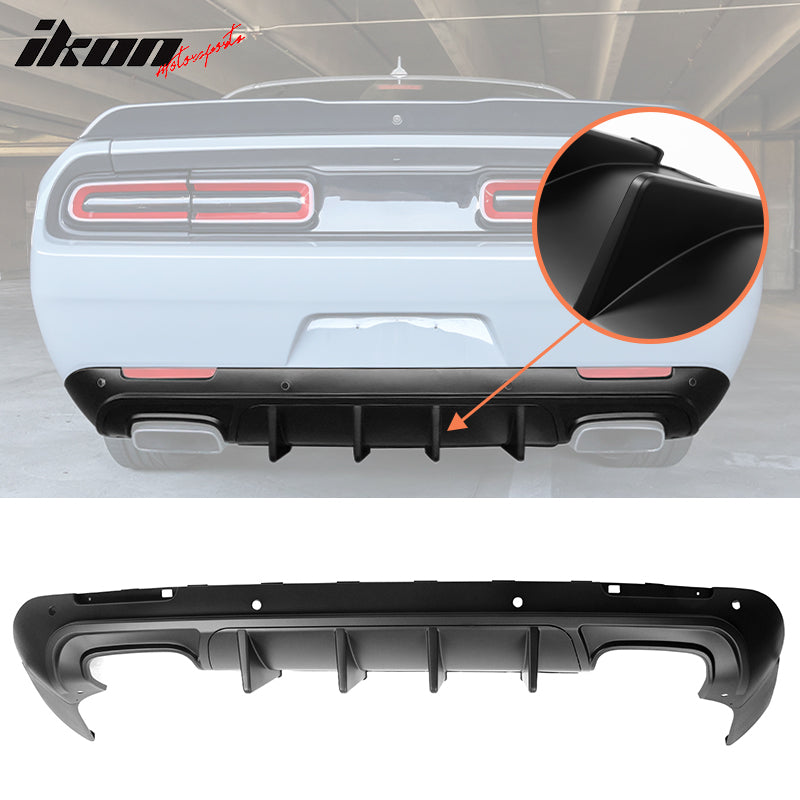 2015-2024 Dodge Challenger IKON Rear Bumper Diffuser PP
