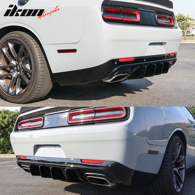 2015-2024 Dodge Challenger IKON Rear Bumper Diffuser PP