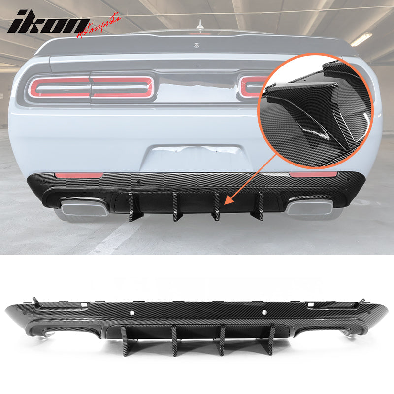 2015-2024 Dodge Challenger IKON Rear Bumper Diffuser PP