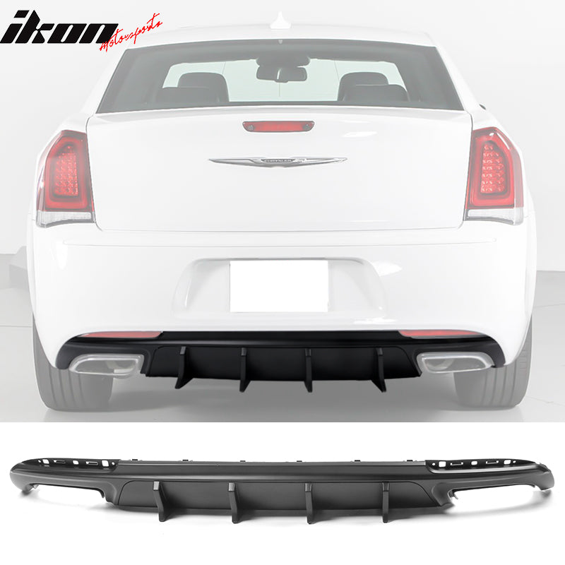 2015-2023 Chrysler 300 Rear Bumper Diffuser Shark Fin PP