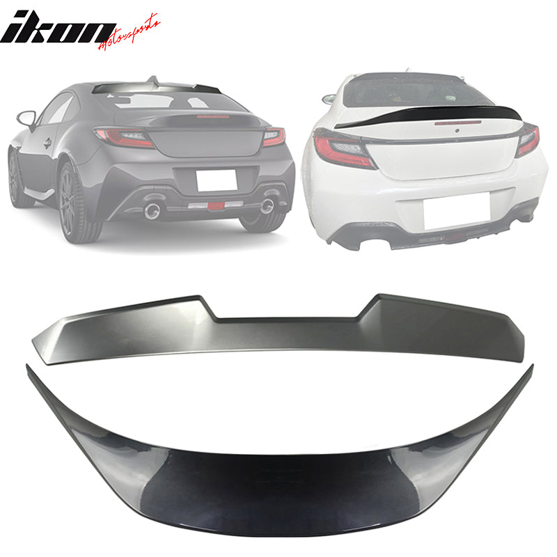 2022-2025 Subaru BRZ GR86 #P8Y Gray V Roof + TRD Trunk Spoiler ABS