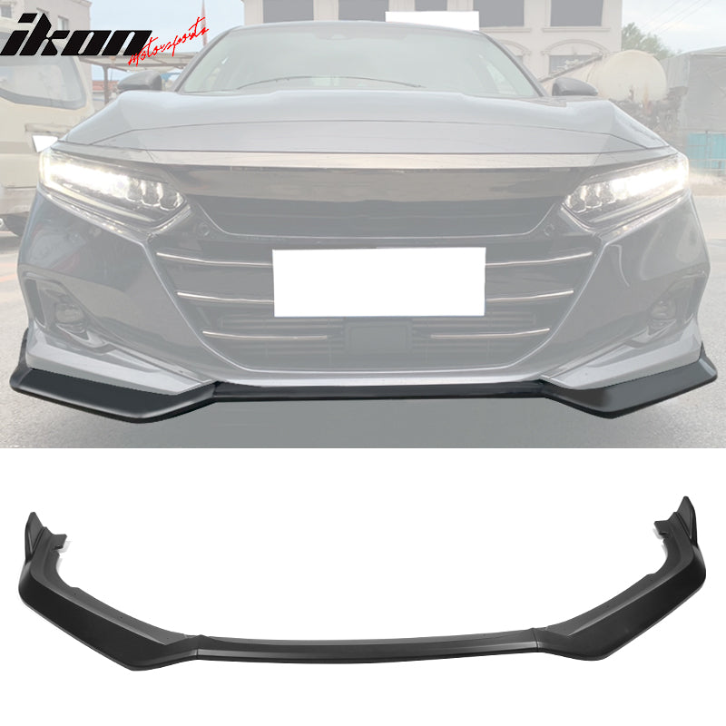 2021-2022 Honda Accord IKON V4 3PCS Front Bumper Lip PP