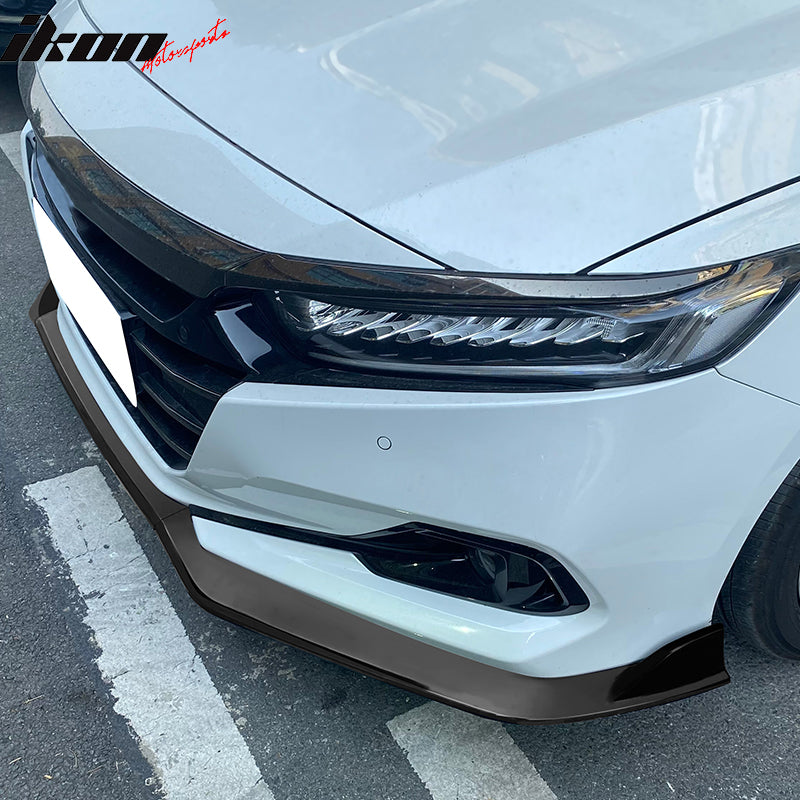 2021-2022 Honda Accord IKON V4 3PCS Front Bumper Lip PP