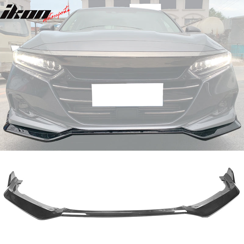 2021-2022 Honda Accord IKON V4 3PCS Front Bumper Lip PP